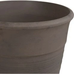 Plant Pot Brown Modern Indoor Outdoor Stone Mixture ø 50 Cm Katalima -Dwarf Discovery shop 12959509 4