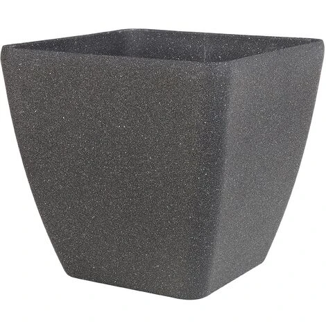 Plant Pot Grey Stone Mixture Flower Pot Square Outdoor Indoor 42 X 42 Cm Zeli 4 Plant Pot Grey Stone Mixture Flower Pot Square Outdoor Indoor 42 X 42 Cm Zeli - Image 4