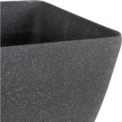 Plant Pot Grey Stone Mixture Flower Pot Square Outdoor Indoor 42 X 42 Cm Zeli 5 Plant Pot Grey Stone Mixture Flower Pot Square Outdoor Indoor 42 X 42 Cm Zeli - Image 5