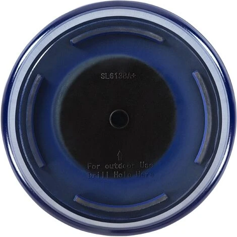 Outdoor Patio Garden Flower Pot Planter Fibre 50 X 50 X 44 Cm Navy Blue Kokkino 5 Outdoor Patio Garden Flower Pot Planter Fibre 50 X 50 X 44 Cm Navy Blue Kokkino - Image 5