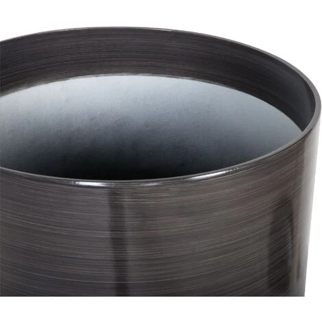 Garden Indoor Glamorous Flower Pot Round Planter Grey 35 X 35 X 35 Cm Vagia 4 Garden Indoor Glamorous Flower Pot Round Planter Grey 35 X 35 X 35 Cm Vagia - Image 4