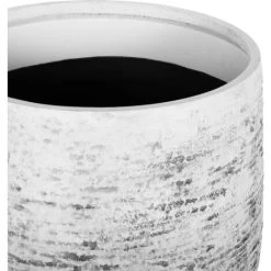 Modern Round Garden Plant Pot Fibre Clay Outdoor Planter ø45 Cm Grey Dioni -Dwarf Discovery shop 13692923 4