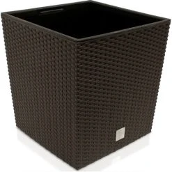 Flower Pot Rattan Look Weatherproof Removable Inner Pot Flower Box Planter Indoor Area Outdoor Area Planter 35 Ltr. - Umbra (de)