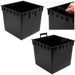 Flower Pot Rattan Look Weatherproof Removable Inner Pot Flower Box Planter Indoor Area Outdoor Area Planter 35 Ltr. - Umbra (de) -Dwarf Discovery shop 17462907 4