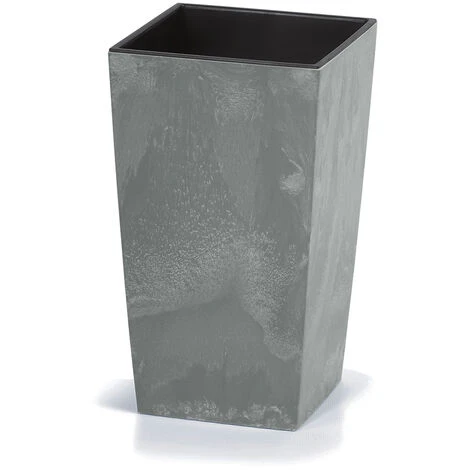 Deuba Planter Flower Pot Concrete Look Garden Patio Terrace Balcony 26L 49L 91L Large Square Indoor Outdoor Robust Anthracite Grey Insert Pot Green Plants Grass Weather-Resistant UV-Resistant Plastic 1 Deuba Planter Flower Pot Concrete Look Garden Patio Terrace Balcony 26L 49L 91L Large Square Indoor Outdoor Robust Anthracite Grey Insert Pot Green Plants Grass Weather-Resistant UV-Resistant Plastic