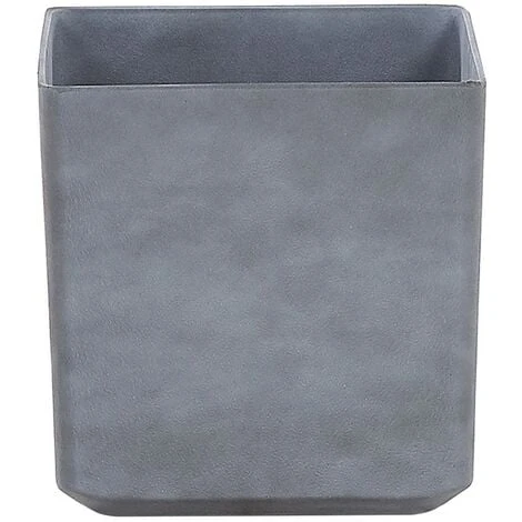 Outdoor Indoor Flower Plant Pot Square 35 X 35 Cm Stone Mixture Grey Artiki 1 Outdoor Indoor Flower Plant Pot Square 35 X 35 Cm Stone Mixture Grey Artiki