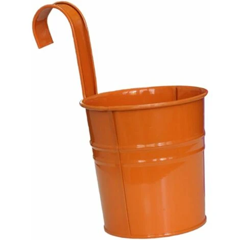 Metal Hanging Plant Pot For Balcony, Fence, Garden, Home 2 Metal Hanging Plant Pot For Balcony, Fence, Garden, Home - Image 2