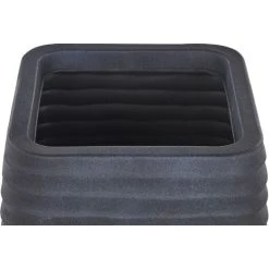 Modern Outdoor Garden Flower Pot Large 50 X 49 Cm Square Planter Black Parikia -Dwarf Discovery shop 36731910 5