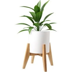 Plant Stand, Bamboo Flower Stand, Adjustable Flower Pot Stand, Suitable For Indoor And Outdoor