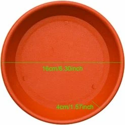 Pot Plant Saucers, Saucer Plants, Potted Flowers Saucer, Plastic Plant Drip Pot Tray Round Shape -Dwarf Discovery shop 58424024 3