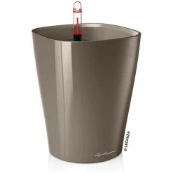Lechuza Deltini Self Watering Pot Taupe 18cm 14904