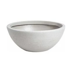 Medium Ribbed Stone Planter Plant Pot Tall Indoor Outdoor Planter Garden