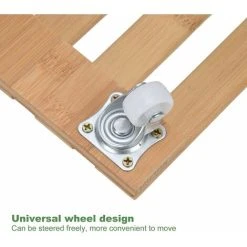 Rolling Plant Stand, 25x25 Corrosion Resistant Detachable Square Planter Tray With 4 Wheels For Indoor Flower Pot -Dwarf Discovery shop 66548728 3