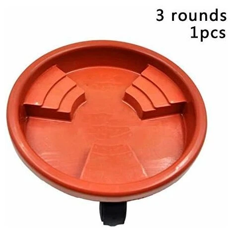Heavy Duty Plant Stand - Rolling Flower Pot Rack - Indoor Outdoor Plastic Round Stand 2 Heavy Duty Plant Stand - Rolling Flower Pot Rack - Indoor Outdoor Plastic Round Stand - Image 2
