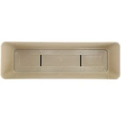 Rectangular Flower Box, 12 Rectangular Plastic Flower Pot, Outdoor Balcony Planters For Succulents, Flowers, African Violets, Set Of 2 -Dwarf Discovery shop 68262335 5