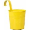 Hanging Pots Planter Flower Pot Iron Hanging Balcony Pot Plant Pot Yellow Flower Pot