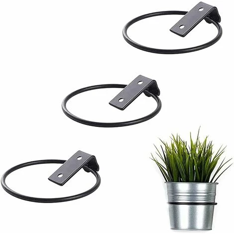 Flower Pot Holders Set Of 3 Flower Pot Wall Mount,Foldable Metal Flower Pot Rack, Home Garden Outdoor Flower Pot Holder Wall (13.5 X 11 X 6.5cm) 1 Flower Pot Holders Set Of 3 Flower Pot Wall Mount,Foldable Metal Flower Pot Rack, Home Garden Outdoor Flower Pot Holder Wall (13.5 X 11 X 6.5cm)