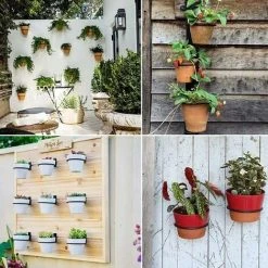 Flower Pot Holders Set Of 3 Flower Pot Wall Mount,Foldable Metal Flower Pot Rack, Home Garden Outdoor Flower Pot Holder Wall (13.5 X 11 X 6.5cm) 9 Flower Pot Holders Set Of 3 Flower Pot Wall Mount,Foldable Metal Flower Pot Rack, Home Garden Outdoor Flower Pot Holder Wall (13.5 X 11 X 6.5cm) -Dwarf Discovery shop 70075342 5