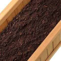 2 X Wooden Garden Planters Flower Plant Pot Window Box Planting Raise Bed Basket (2 X Large Rectangular Planters) -Dwarf Discovery shop 71178260 3