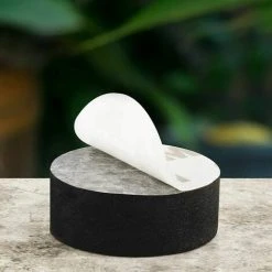 Invisible Flower Pot Stand (Pack Of 48) - Black Rubber Feet For Elevating Plants - Self-Adhesive Pad For Medium And Large Pots - Outdoor And Indoor Plant Riser -Dwarf Discovery shop 71245787 3