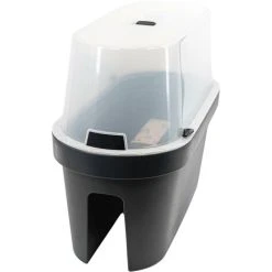 Flower Bridge Pot With Lid Railing Plant Fence Balcony Garden Hanging Planter