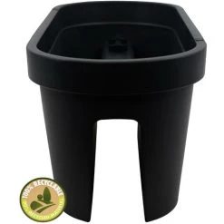 Flower Bridge Pot With Lid Railing Plant Fence Balcony Garden Hanging Planter 7 Flower Bridge Pot With Lid Railing Plant Fence Balcony Garden Hanging Planter -Dwarf Discovery shop 71459707 3