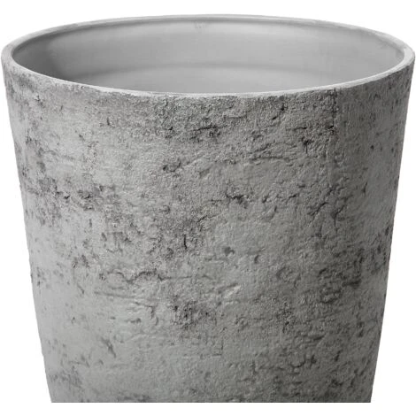 Flower Planter Tall Stone Garden Plant Pot Indoor Outdoor Grey 35x50 Cm Camia 5 Flower Planter Tall Stone Garden Plant Pot Indoor Outdoor Grey 35x50 Cm Camia - Image 5
