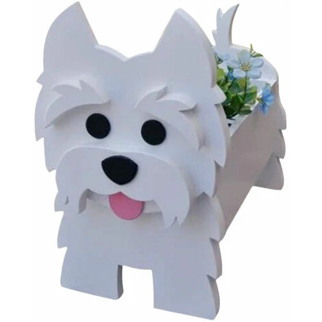 MUFF Home Decor Pot,Animal Succulent Planter Pots,Cute Cartoon Dog Planter Pot PVC Flower Pot Decor For Home Office Desk,5 2 MUFF Home Decor Pot,Animal Succulent Planter Pots,Cute Cartoon Dog Planter Pot PVC Flower Pot Decor For Home Office Desk,5 - Image 2