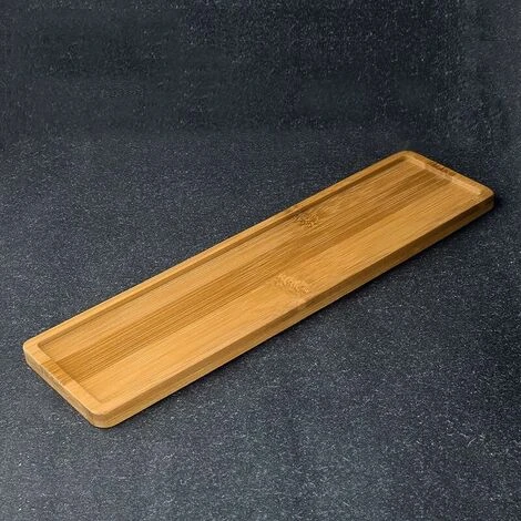 Plant Saucer, Mini Rectangle Bamboo Tray, Drainage Pot Saucer, Wooden Tray, Succulent Planter Tray Bonsai Flower Tray, 17.58.8cm 4 Plant Saucer, Mini Rectangle Bamboo Tray, Drainage Pot Saucer, Wooden Tray, Succulent Planter Tray Bonsai Flower Tray, 17.58.8cm - Image 4