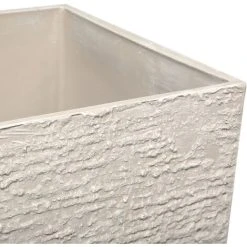 Flower Planter Tall Stone Garden Plant Pot Indoor Outdoor 30x60 Cm Beige Gaza -Dwarf Discovery shop 7487108 5