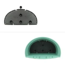 1 Pc Semi-circular Plastic Flower Wall Hanging Pot Creative Wall Hanging Planter Pot For Balcony Gardens Flowers Or Plants (Green) 7 1 Pc Semi-circular Plastic Flower Wall Hanging Pot Creative Wall Hanging Planter Pot For Balcony Gardens Flowers Or Plants (Green) -Dwarf Discovery shop 75324448 3