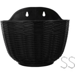 Plastic Wall Hanging Planter Wall Mounted Garden Plant Flower Pot Basket Container For Orchid Grass Succulent Cactus Home Office