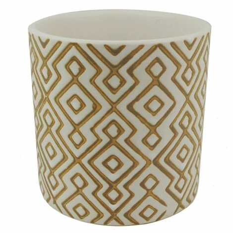 Leaf Grey Geometric Planter Plant Pot 12 X 12 X 12cm 1 Leaf Grey Geometric Planter Plant Pot 12 X 12 X 12cm