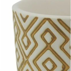Leaf Grey Geometric Planter Plant Pot 12 X 12 X 12cm 5 Leaf Grey Geometric Planter Plant Pot 12 X 12 X 12cm -Dwarf Discovery shop 77246764 3