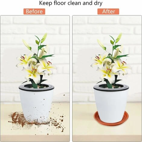 10 Pcs Flower Pot Trivets 23cm Plastic Plant Trays. Reusable Round Planter Trivet Coasters For Indoor And Outdoor Use 3 10 Pcs Flower Pot Trivets 23cm Plastic Plant Trays. Reusable Round Planter Trivet Coasters For Indoor And Outdoor Use - Image 3