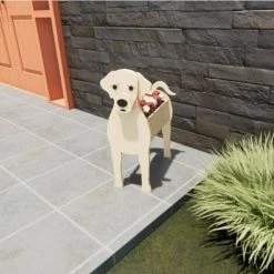 Cartoon Animals Cute Dog Shape Pot Plant Garden Decorated Labrador Planter, 7 9 Cartoon Animals Cute Dog Shape Pot Plant Garden Decorated Labrador Planter, 7 -Dwarf Discovery shop 80339695 5