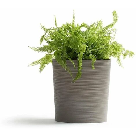 Malwa Eco Pot - Round - Grey - Small (19cm Diameter) 4 Malwa Eco Pot - Round - Grey - Small (19cm Diameter) - Image 4
