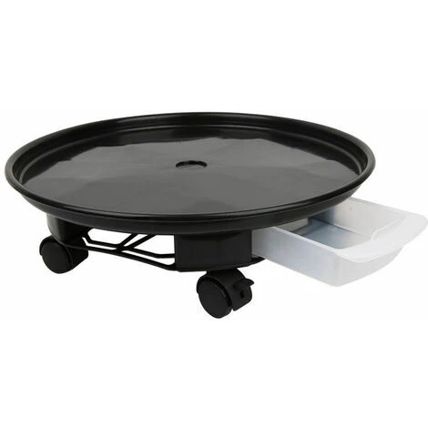Plant Caddy , BR-Vie Plant Pot Trolley With Brake Wheels, Plastic Planter Roller For Heavy Garden Pot, Plant Pot Stand (Black) 1 Plant Caddy , BR-Vie Plant Pot Trolley With Brake Wheels, Plastic Planter Roller For Heavy Garden Pot, Plant Pot Stand (Black)