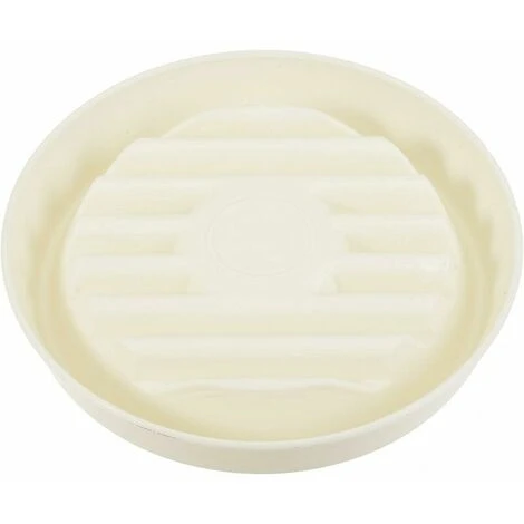 Flower Pot Trivet Planter Trivet 4.7 Inch Round Plastic Corrugated Bottom Drip Tray Indoor Outdoor Cream 3 Pcs 13Thirteen 4 Flower Pot Trivet Planter Trivet 4.7 Inch Round Plastic Corrugated Bottom Drip Tray Indoor Outdoor Cream 3 Pcs 13Thirteen - Image 4