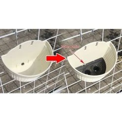 Self-Watering Hanging Planter Pot With Water Reservoir For Wall Or Garden Decoration 25 X 16.5 X 15 Cm,Brown -Dwarf Discovery shop 87621372 4