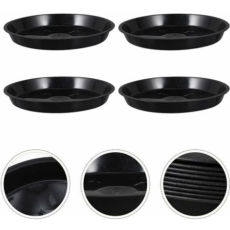 10 Pieces Drip Flower Pot Drop Plant Tray Pot Saucers Pottery Mini Flower Pot Tray Flowerpot Base For Garden Balcony 25Cm 4 10 Pieces Drip Flower Pot Drop Plant Tray Pot Saucers Pottery Mini Flower Pot Tray Flowerpot Base For Garden Balcony 25Cm - Image 4