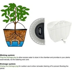 Pack Resin Wall Hanging Vertical Planter Pot Garden Living Room Wall Mount Window Hanging Plant Flower Basket For Herbs Balcony Railing Shelf Fence Bedroom Trellis Decor,White 7 Pack Resin Wall Hanging Vertical Planter Pot Garden Living Room Wall Mount Window Hanging Plant Flower Basket For Herbs Balcony Railing Shelf Fence Bedroom Trellis Decor,White -Dwarf Discovery shop 92866370 3