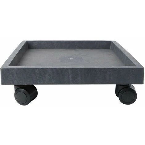 Square Plant Caddy Wheeled Plant Pot Tray Detachable Planter Trolley Casters Rolling Tray Coaster Garden Moving Plants Pot Saucer (Gray) 1 Square Plant Caddy Wheeled Plant Pot Tray Detachable Planter Trolley Casters Rolling Tray Coaster Garden Moving Plants Pot Saucer (Gray)