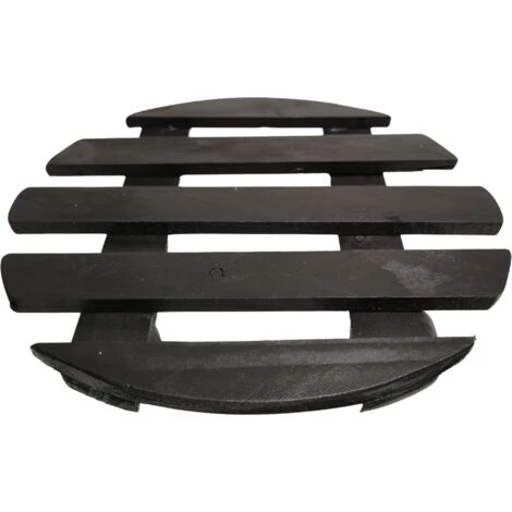 35cm Black Round Garden Plant Pot Flower Trolley Stand On Wheels 2 35cm Black Round Garden Plant Pot Flower Trolley Stand On Wheels - Image 2