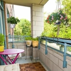 Set Of 4 Hanging Rope Macrame Plant Pot Holder Hanging Plant Hanger Indoor Outdoor Garden Decoration With - 2 Pieces 105 Cm And 2 Pieces 90 Cm, 4 Feet -Dwarf Discovery shop 96243738 5