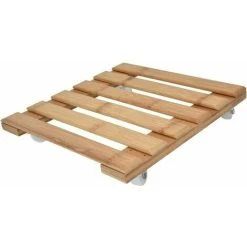 Square Planter Tray, 360° Rotatable Plant Roll Holder, Detachable Time Saving 25X25 Outdoor For Flower Pot