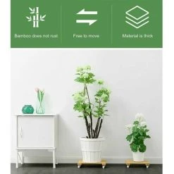 Square Planter Tray, 360° Rotatable Plant Roll Holder, Detachable Time Saving 25X25 Outdoor For Flower Pot 8 Square Planter Tray, 360° Rotatable Plant Roll Holder, Detachable Time Saving 25X25 Outdoor For Flower Pot -Dwarf Discovery shop 96488505 4